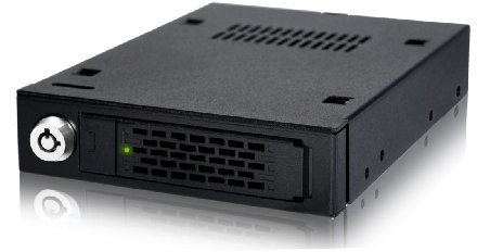 SAS 12GBit / SATA Hot Swap Wechselrahmen für 2,5 Zoll (6,4cm) SSD/HDD - Vollmetall - Icy Dock ToughArmor MB991IK-B