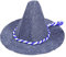 Alsino Sepplhut Trachtenhut Bavarian Räuberhut - Höhe: 33 cm, Material: Filz, blau-weißes Kordelband