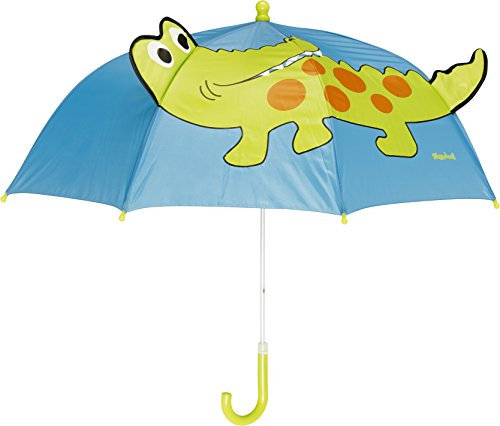 Playshoes Stockschirm mit kindgerechtem Mechanismus Unisex Kinder,3D Krokodil,original
