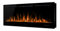Noble Flame PARIS Schwarz 1660 (166 cm / 65”) - Elektrokamin Wandkamin Kaminofen Kamin - Wandmontage Fernbedienung - 14,5 cm Einbautiefe