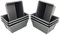 Samuel Groves Great British Bakeware 8 Pack 9cm Mini Superior Double Coated Non-Stick Rectangular Loaf Tin, Mini Cake, Bread, Baking, Oven Safe, Fixed Base, PFOA & BPA Free Cookware, Made in England