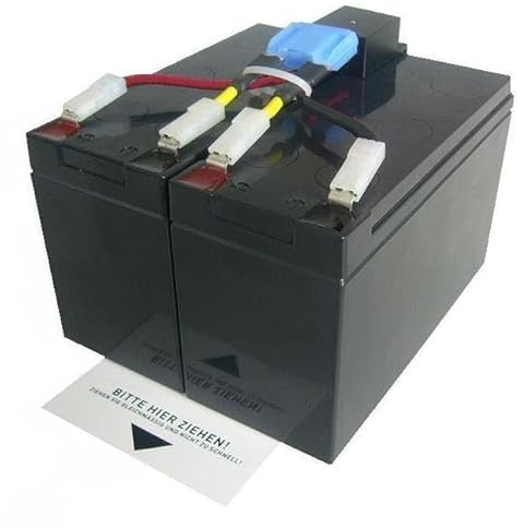 Multimatic Ersatzbatteriekit MM-48-BP / RBC48 für APC USV SUA750I, SUA750IX38, DLA750I, SMT750I, FJT750I, Made in Germany
