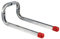 Gedotec Doppelhaken Gerätehalter Wand-Halterung Geräte-Haken Metall | Wandhaken 200 mm | Stahl verzinkt | Montage-Haken 20 kg für Keller | Werkstatt-Haken zum Schrauben | 1 Stück - Schraubhaken Garage