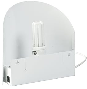 TRAPPOLA LUMINOSA ECOFLY per mosche e insetti volanti A PIASTRA COLLANTE con feromoni e LAMPADA UV DA 20 W (HACCP)