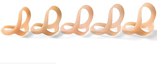 Oval 8® Finger Splints Fingerschiene Fingerbandage 5er Combo | Größenauswahl (Set 4 (Größe 11,12,13,14,15))