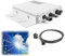 300W MPPT Micro Inverter Sonnenkollektor Grid Tie Inverter Solar PV Kabellos Modul Wechselrichter Waterproof Modulwechselrichter WVC-300