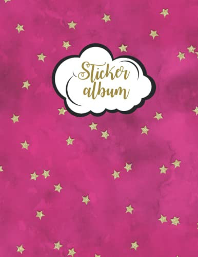 Sticker Album: Blank Sticker Album Journal-Sticker Storage Book-Kids Sticker Collection Book & Blank Sticker Collecting Album - Exquisite Design