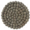 Ezhippie 20 cm Wolltopf mit Hitzebeständigkeit, handgefertigter Rutschfester Pfannenhalter aus Nepal, Untersetzer für Küche, Töpfe und Pfannen schützen Tische und Arbeitsplatten, Rund-1