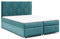 Best for Home Boxspringbett mit Bettkasten Trinity K-7 Bonellfederkern inkl. Topper 140x200 Türkis