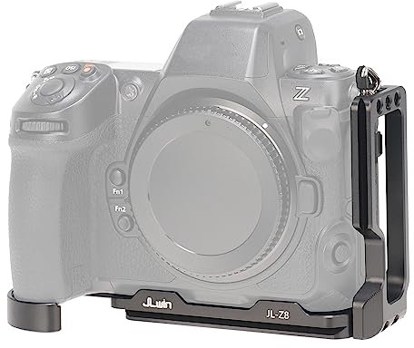 Z8 L Bracket, Hersmay Quick Release Vertical Shoot L Bracket Plate for Nikon Z8 Mirrorless Camera Hand Grip Fit Arca Swiss Standard