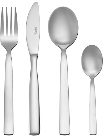 Mikasa Beaumont 16pc Stainless Steel Cutlery Set, Gift Boxed