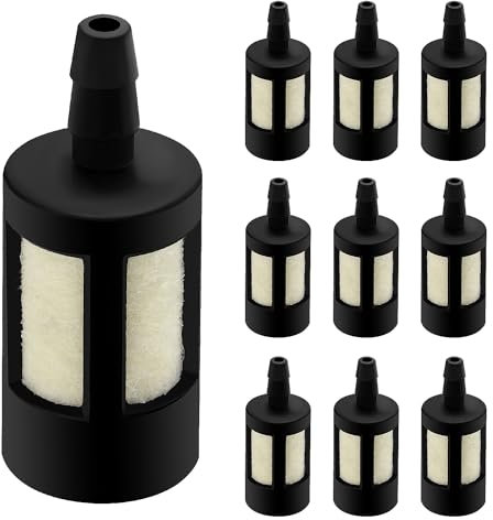 VooGenzek 8 Pezzi Filtro per Serbatoio Benzina per Motoseghe, Filtro Carburante per Motosega a Benzina