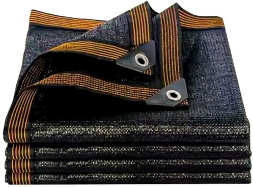 QLOFEI Filet D'Ombrage, 50% Tissu Ombrage Pergola Filet D'ombrage Extérieur, Filet Protection Solaire Tissu D'ombrage pour Pergola, Terrasse, Serre, Poulailler, Plantes (8x8m)