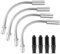 8 pezzi Tubo guida cavo bicicletta Tubo freno V-brake bicicletta guida cavo Noodle e tappi terminali Accessori freno per mountain bike e bici da strada