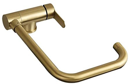 BTZHY Grifo Grifo Mezclador para Fregadero de Cocina con Ventana Interior abatible, grifos de Cocina de Acero Inoxidable giratorios, Grifo para Fregadero de Cocina Cepillado d B