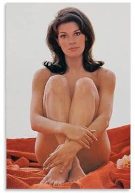 XQHMEP Raquel Poster Welch berühmter Schauspieler, Vintage-Poster, Leinwand-Kunst, für Zuhause, Wohnzimmer, Schlafzimmer, Dekoration, Gemälde, 20 x 30 cm, ungerahmter Stil