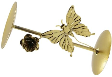 HAWILLOSCH Retro Kerzenständer Für Stumpenkerzen Tischkerzenhalter Aus Metall Vintage Kerzenständer Für Tischdekoration Passend Für Verschiedene Anlässe