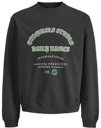 JACK & JONES Herren Jormeadows Front Sweat Crew Neck Jnr