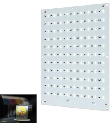 CMYK Lithophane LED Backlight Board Kit Compatible with BambuLab A1/A1 mini Combo/P1P/P1S/X1C/X1E AMS 3D Drucker für 3D Gedruckte Fotomodelle Light Board Photo