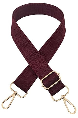 YKAFADE Boho Verstellbarer Schultergurt für Taschen - 72-130cm Ersatz-Taschengurt mit Karabiner 3.8cm Breiter Riemen Schulterriemen für Damen Herren,DIY Zubehör für Tasche