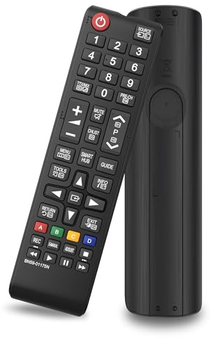 Samsung Tv Remote Control Replacement - Samsung Universal Tv Remote Competible with Smart TV LCD LED HD UHD and QLED Controller Cover all Models - Durable Body - Responsive Button - No Setup Needed