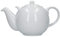 London Pottery 50110 Globe Extra Large Teapot with Strainer, Ceramic, White, 10 Cup Capacity (3 Litre)
