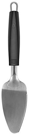 Lurch 230200 Tango Pelle à Tarte Plastique/Acier Inoxydable Argent/Noir 20 x 15 x 10 cm