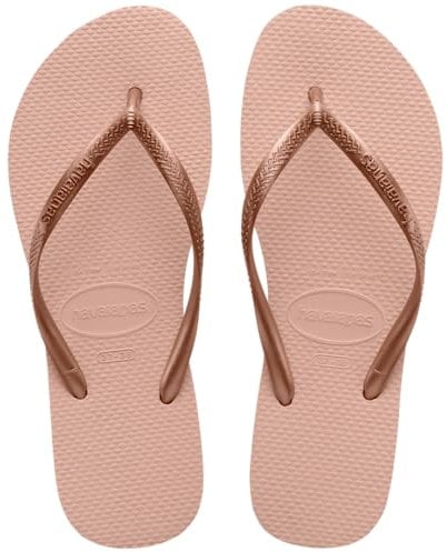 Havaianas Women's Havaianas Slim Flip Flop, Ballet Rose, 8 UK
