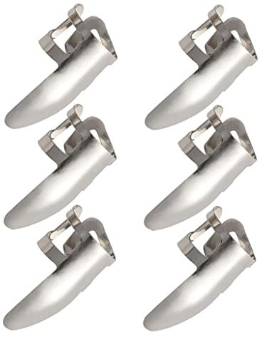 Sharplace -Set Gitarre Fingerpicks Fingerplektren Daumenpick, 31mm, aus