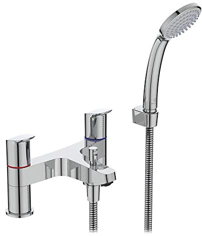 Ideal Standard Ceraflex Dual Control Bath Shower Mixer Tap, B1823AA, Chrome