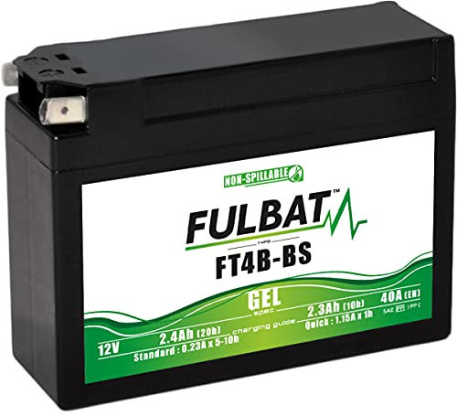 Fulbat - Batterie Fulbat GEL SLA FT4B-BS GEL 12V 2.3AH 40 AMPS 113x38x85