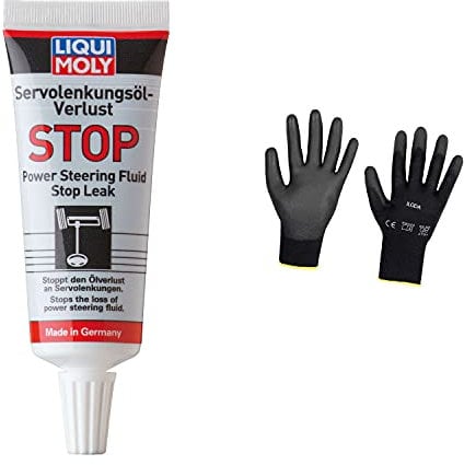 Iloda Original Liqui Moly 35ml Servolenkungsöl-Verlust Stop 1099 Schutzhandschuhe