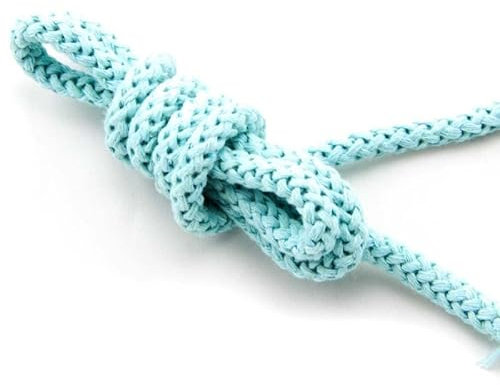 NTS-Nähtechnik 8mm | 5m Kordel | 100% Baumwolle | mit Polyester Kern (Aqua)