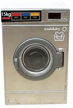 Milageto Simulation Dollhouse Washing Machine Miniature 1/12 Accessories Decor Ornament Scene Dollhouse for Bathroom Washroom