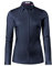 Vincenzo Boretti Bluse, modern-fit/leicht tailliert, Hemdkragen, Jersey - bügelleicht dunkelblau 38