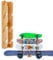 COR Surf Skateboard-Wandhalterung für 4 Boards, Snowboard-Wandhalterung für vier Boards, aus nachhaltigem Bambus, 4 Bretter, Wandregal für Schnee und Skate