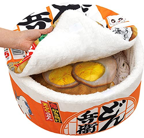 Instant Noodles Cup Dog Bed | Warm Soft Pet Beds Mat Cushion For Cats, Dogs Rabbits, Ferrets, Keep Calm And Better Sleep Kennel Pets House | For Pets Lovers