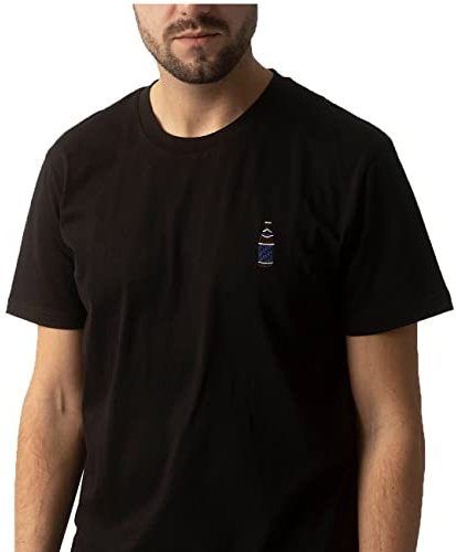 Bavarian Caps Herren Bayerisch Hell T-Shirt, schwarz, S