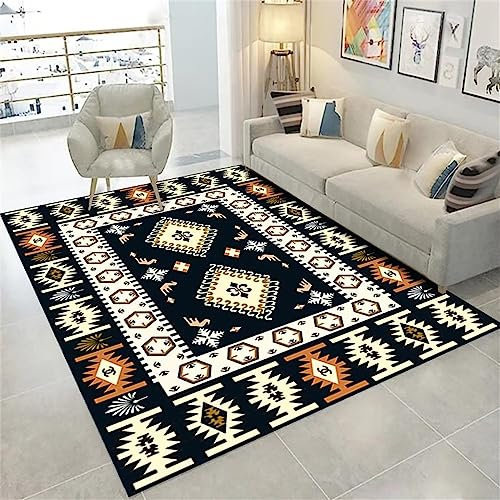 RUGMRZ Mädchenzimmer Deko Teppich Moderner und minimalistischer Modekorridor Rug Carpet schwarz läufer Flur deko Tisch Wohnzimmer Teppich mädchenzimmer deko Teppich mädchen Zimmer deko180x280CM