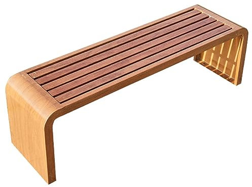 YVYKFZD 2-Personen-Gartenbank Sitzbank Für Den Außenbereich, Sitzbank Parkbank Mit Verzinktem Rahmen, Wetterfeste Metall Bank Mit Glatter Oberfläche, Einteiliges Design Erfordert Keine Montage (Color