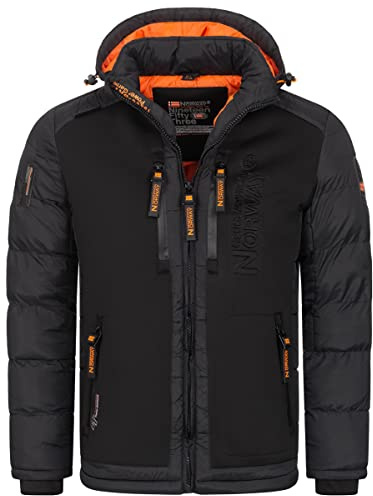 Geographical Norway Winter Jacke Parka Steppjacke Kapuzenjacke Outdoorjacke Warm gesteppt