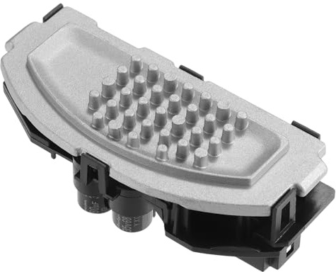 A ABSOPRO Motor Del Soplador Hvac Para Porsche Cayenne 2011-2018 1Pc | Para Vw Touareg 2011-2017, Material/Color: Metal/Plástico/Negro/Plateado, Dimensiones:11.5X4.9X4.2Cm, Número De Pines: 4
