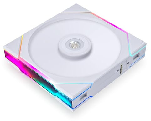 Lian Li UNI Fan TL 140 - Daisy-Chain Solution - ARGB Fan- Lighting Customizability -LCP Fan Blades - White- Single Pack - Without Controller - (14TL1W.US)