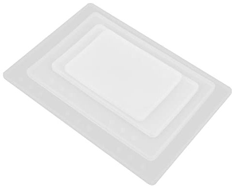 STOBOK 4 StüCk Diy Notizbuch Silikonformen, Epoxidharz GießForm Set FüR A5 A6 A7 B5, Kristall Harzform FüR BuchumschläGe, Tragbare Und Flexible Silikonform FüR Bastelprojekte