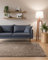 Interiyou Hochflor Teppich Sofia - 240x340 cm Taupe - flauschig und einfarbig - waschbar und rutschfest - weicher Langflor
