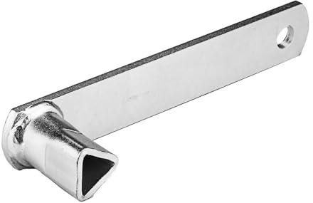 Dönges M12 Clé triangulaire pour poteaux d'arrêt | Clé de pompier DIN 22417 | Clé de poteau, clé de borne, clé de pompier
