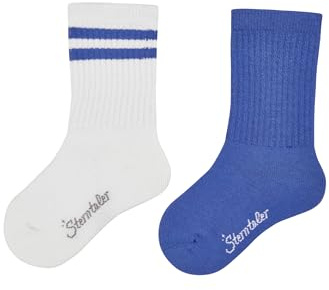 Sterntaler Socken Doppelpack Coolmax Rippe - Baby und Kindersocken - klassische Rippstruktur - Sport Socke - klimaregulierend - optimale Passform - 2er Pack Unisex Strümpfe