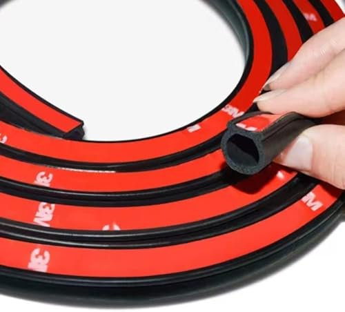 Flaconi 20FT/39FT Auto Türdichtung,Autotür Kantenschutz,Gummidichtung Selbstklebend,Autotürdichtung,Universelle Schalldichter Dichtungsstreifen für Autos,Gummi Dichtungsband für Autos (12M)