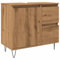 vidaXL Mueble de Lavabo Madera de ingeniería Roble Artisan 65x33x60 cm