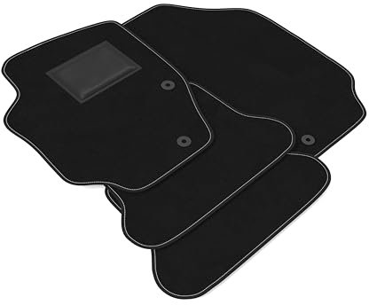 DHCarMats Auto-Fußmatten für Peugeot 307 CC Coupe Cabrio ab 2003 bis 2009 | Auto-Fußmatten aus rutschfestem Teppichmaterial, Innenraum – komplettes Set vorne und hinten